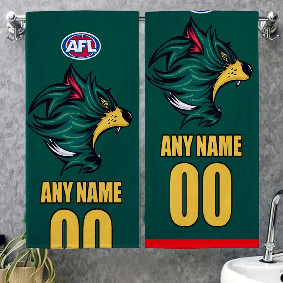 AFL 2025 Home Kit Bathroom, Beach Towel