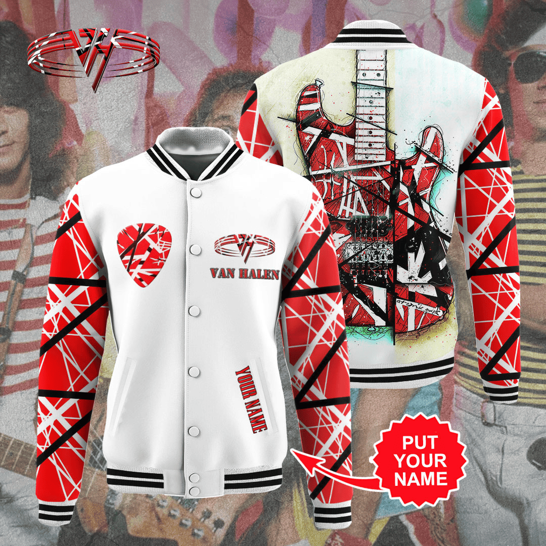 PREMIUM VAN HALEN BASEBALL JACKET - MAKE THE PERFECT GIFT