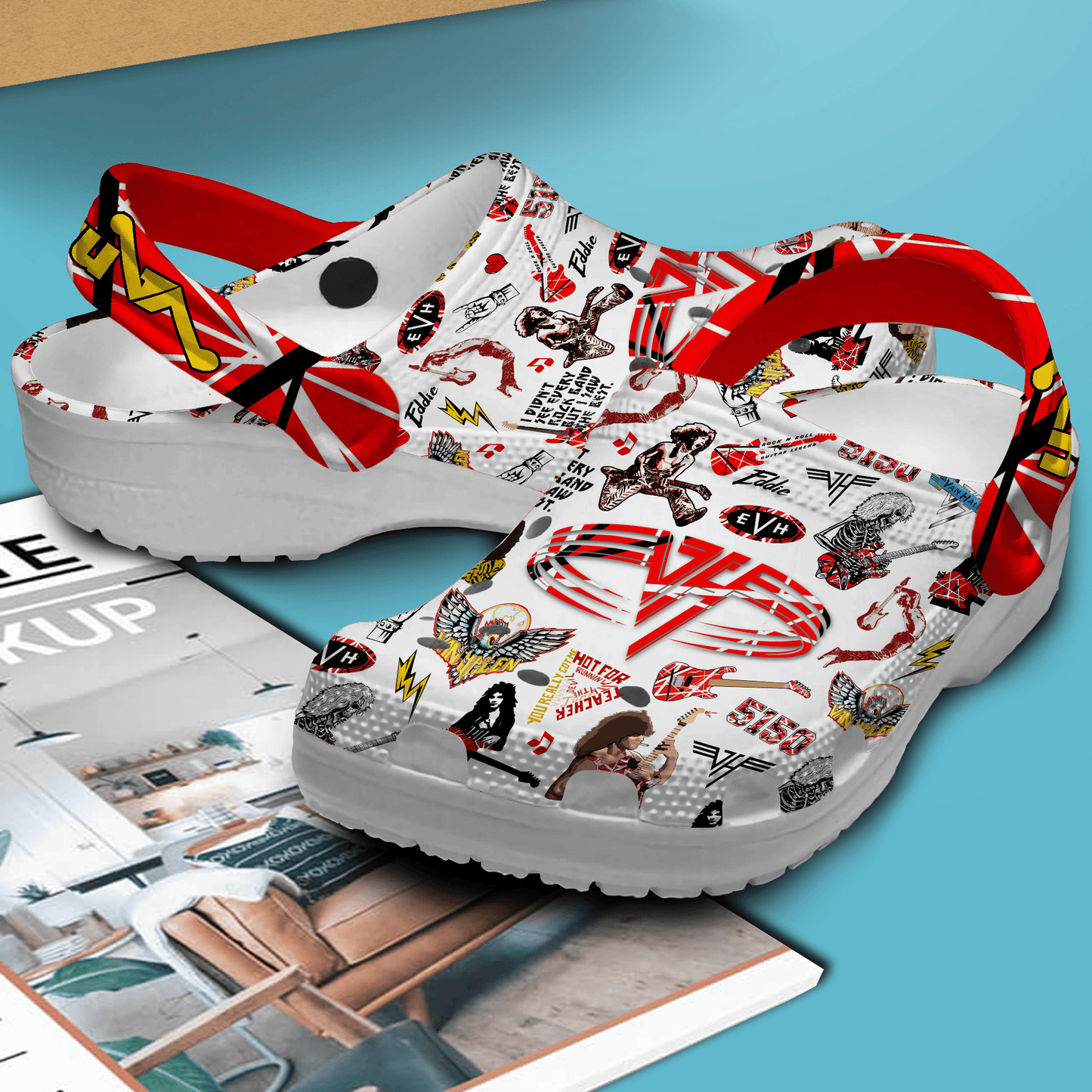 PREMIUM VAN HALEN CROCS - MAKE THE PERFECT GIFT