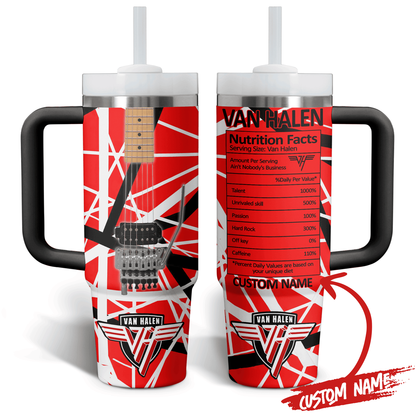 PREMIUM VAN HALEN 40oz TUMBLER - MAKE THE PERFECT GIFT