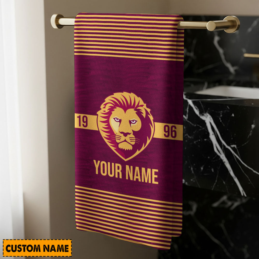 LIMITED EDITION - NEW 02 BBL PERSONALIZED BATH TOWEL GIFT FOR FANS