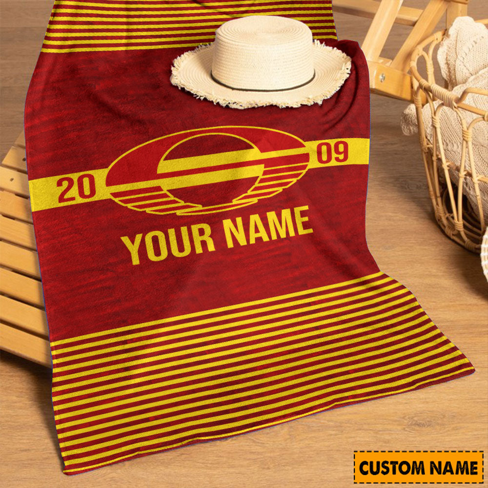 LIMITED EDITION - NEW 18 GCS PERSONALIZED BATH TOWEL GIFT FOR FANS