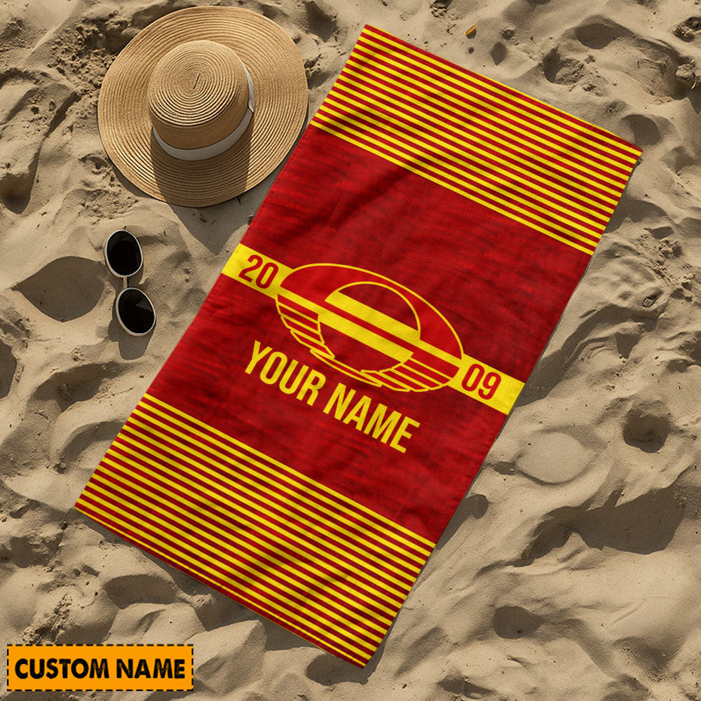 LIMITED EDITION - NEW 18 GCS PERSONALIZED BATH TOWEL GIFT FOR FANS