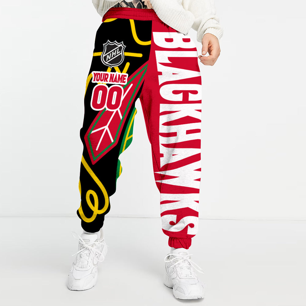 Unisex Adult NHL New Personalized Long Pants