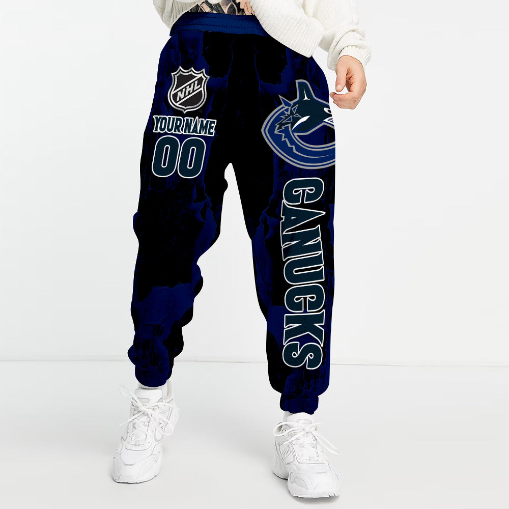 Unisex Adult NHL New Personalized Long Pants