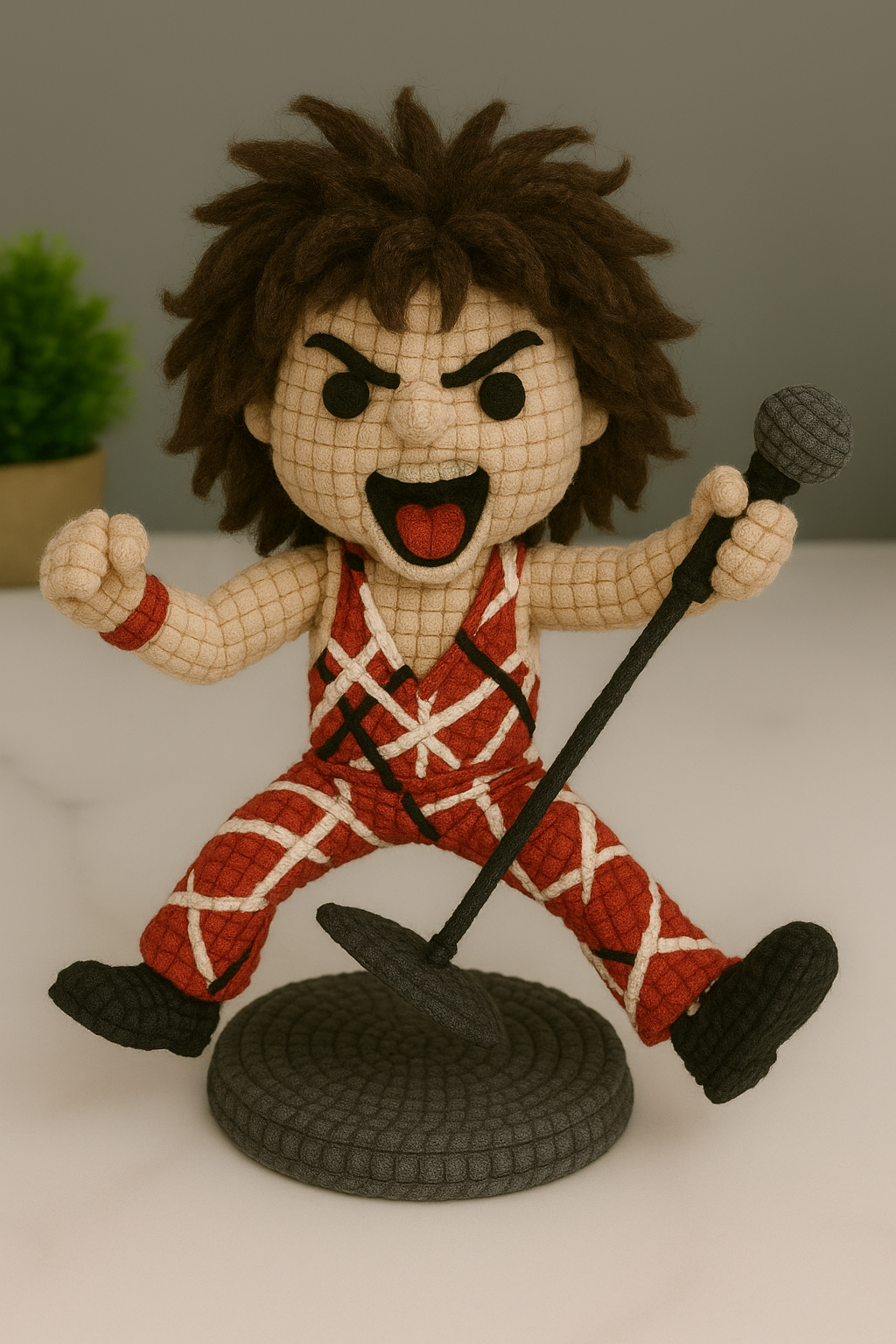 PREMIUM VAN HALEN HANDMADE CROCHET GIFT FOR FAN