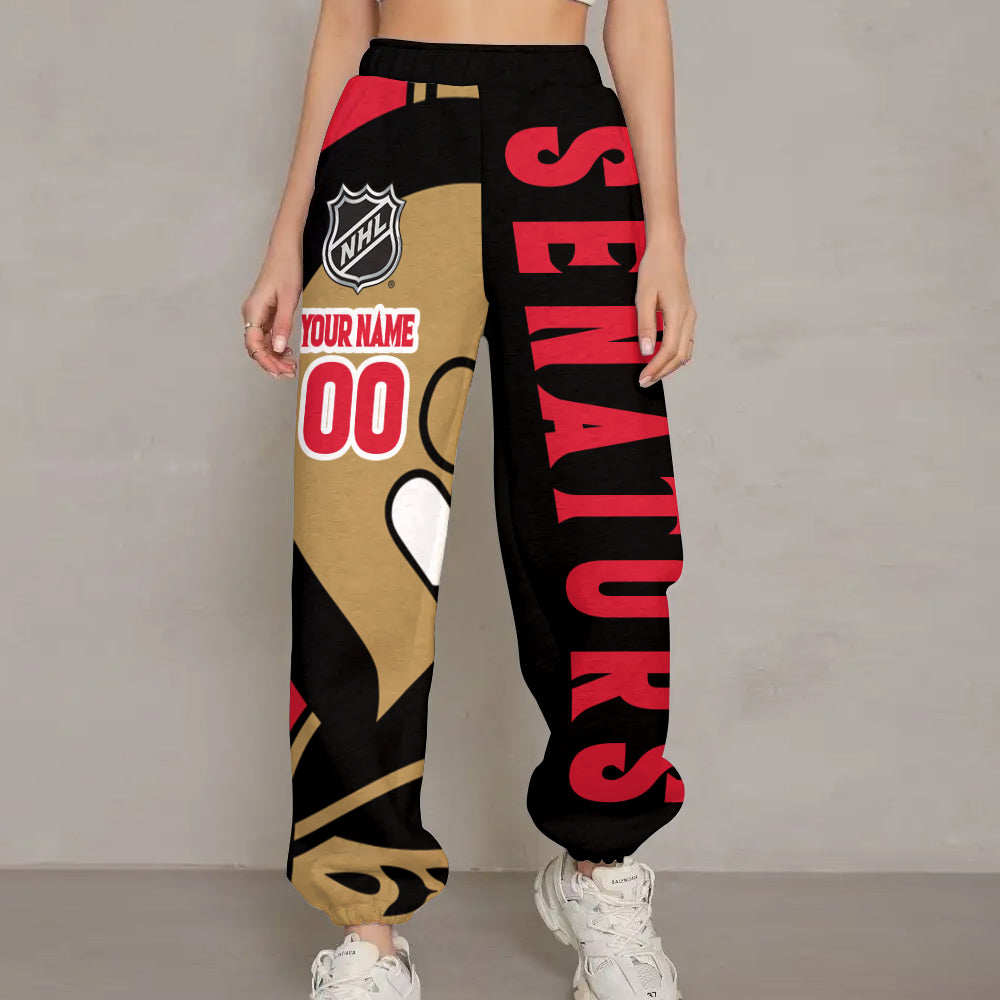 Unisex Adult NHL New Personalized Long Pants