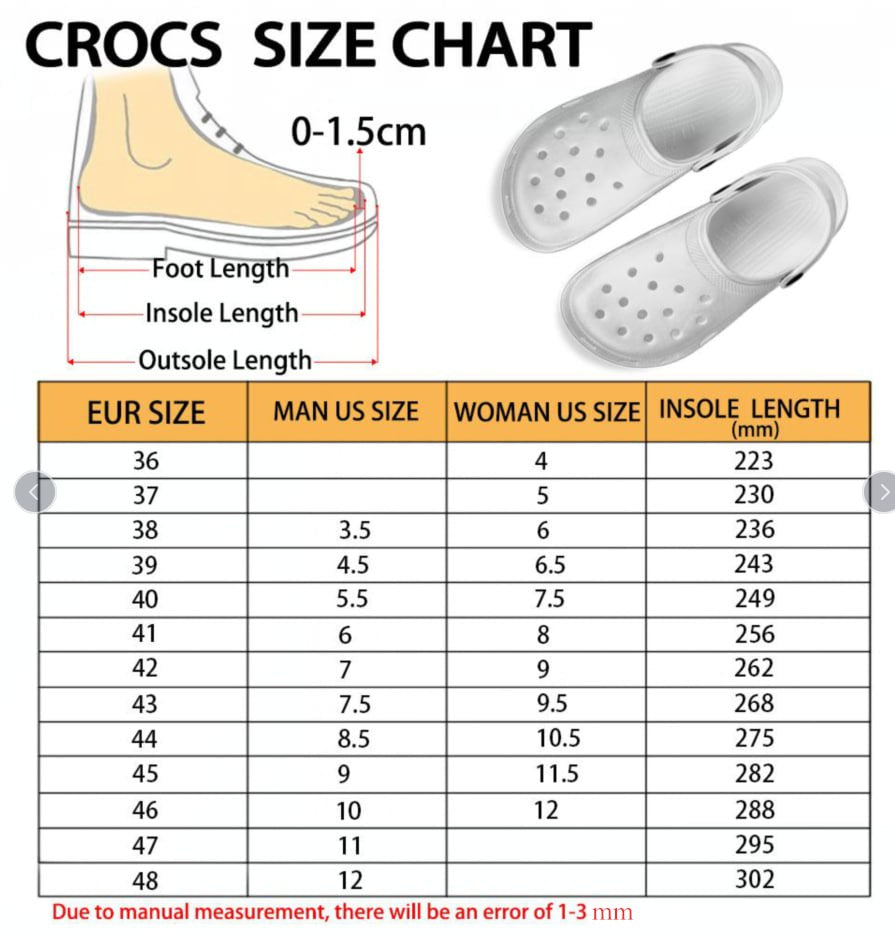 PREMIUM VAN HALEN CROCS - MAKE THE PERFECT GIFT