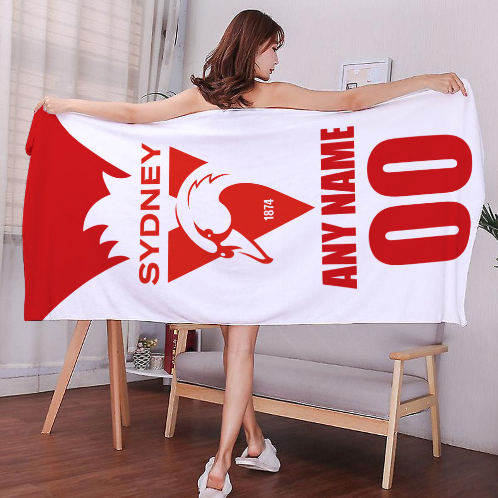 AFL 2025 Home Kit Bathroom, Beach Towel