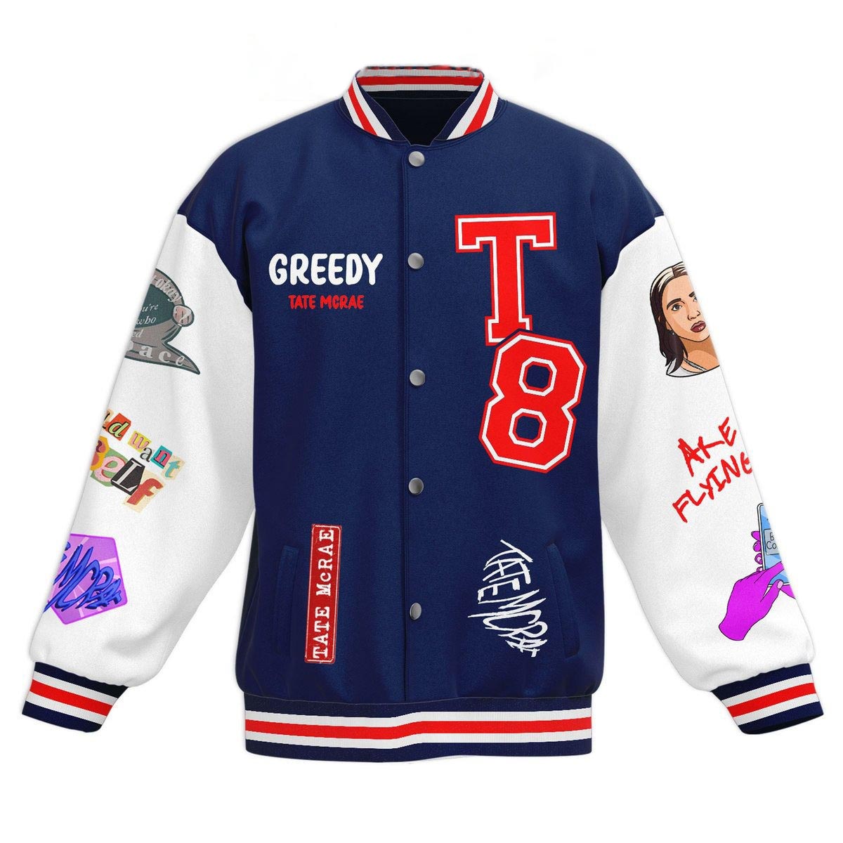 Tate McRae Baseball Jacket