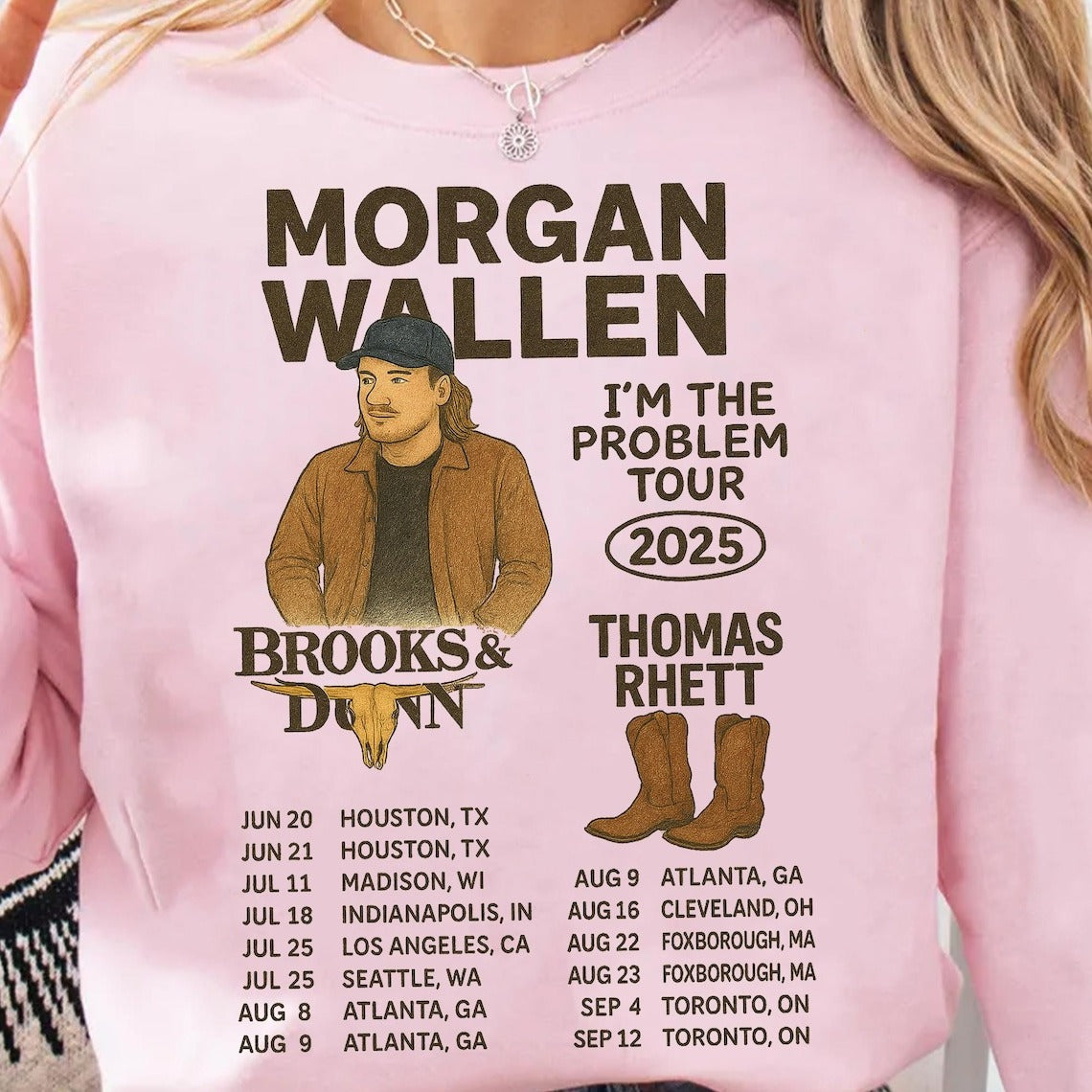 Retro Morgan Wallen Tour Sweatshirt