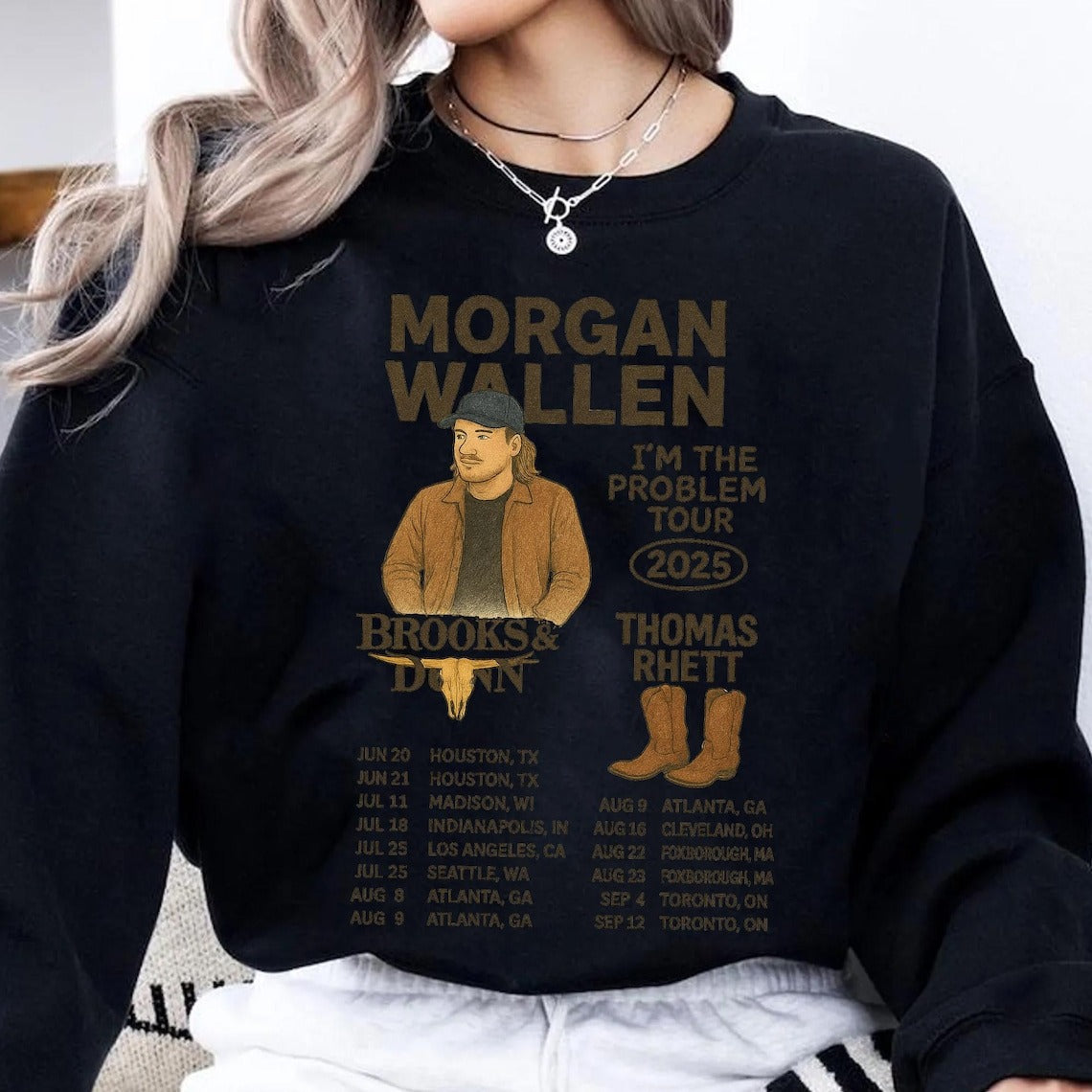 Retro Morgan Wallen Tour Sweatshirt