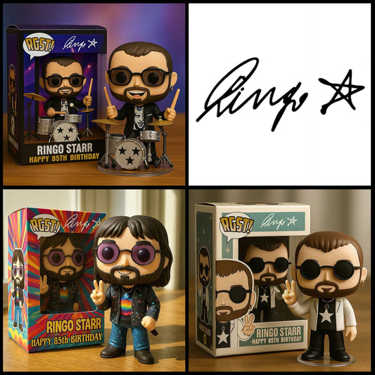 RINGO STARR - NEW PREMIUM THE BEATLES ACRYLIC BLOCK PLAQUE GIFT FOR FANS