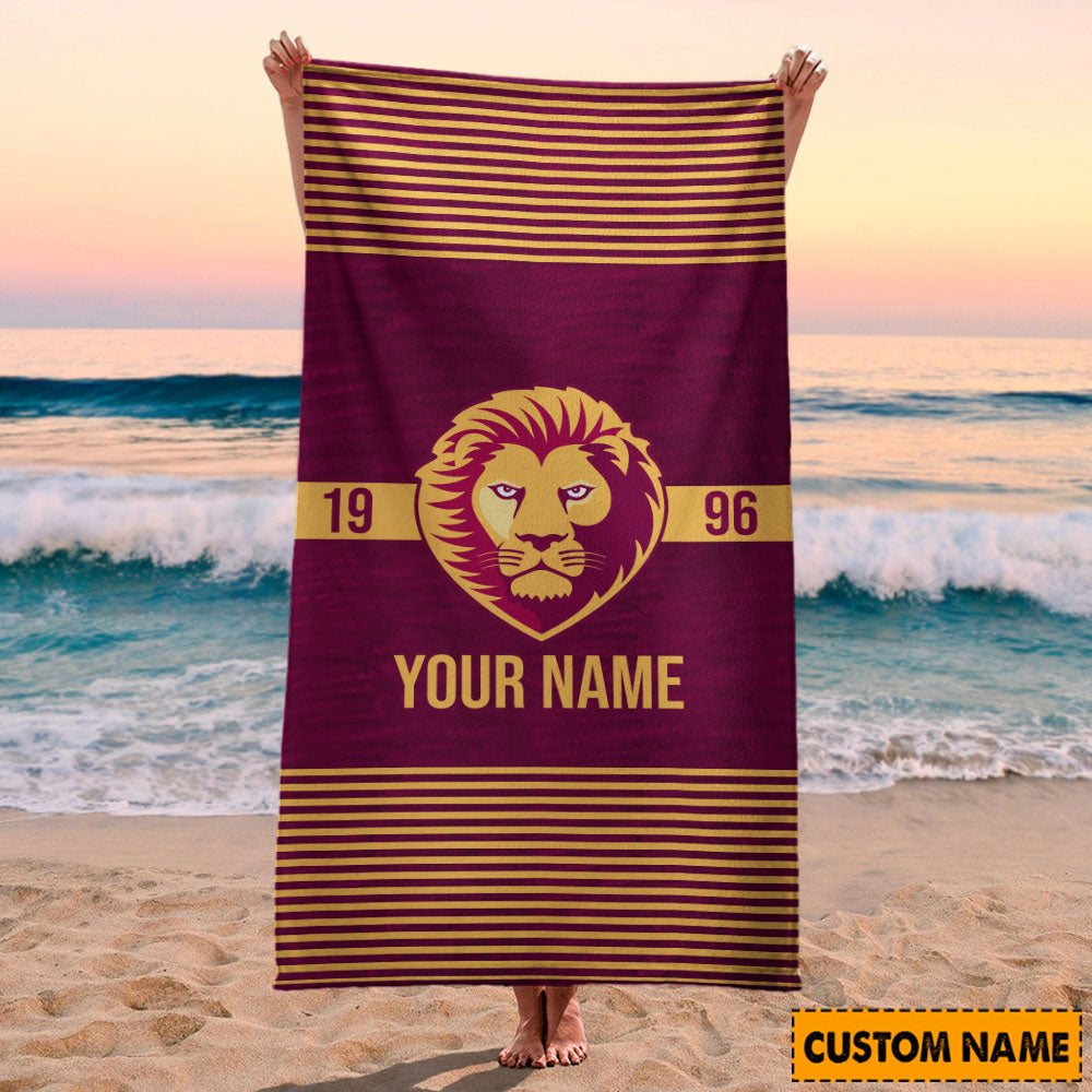 LIMITED EDITION - NEW 02 BBL PERSONALIZED BATH TOWEL GIFT FOR FANS