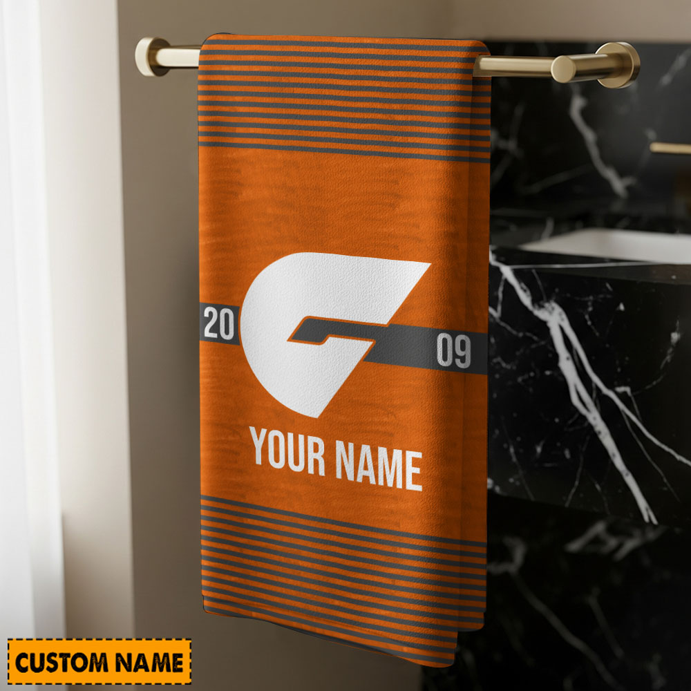 LIMITED EDITION - NEW 19 GWSG PERSONALIZED BATH TOWEL GIFT FOR FANS