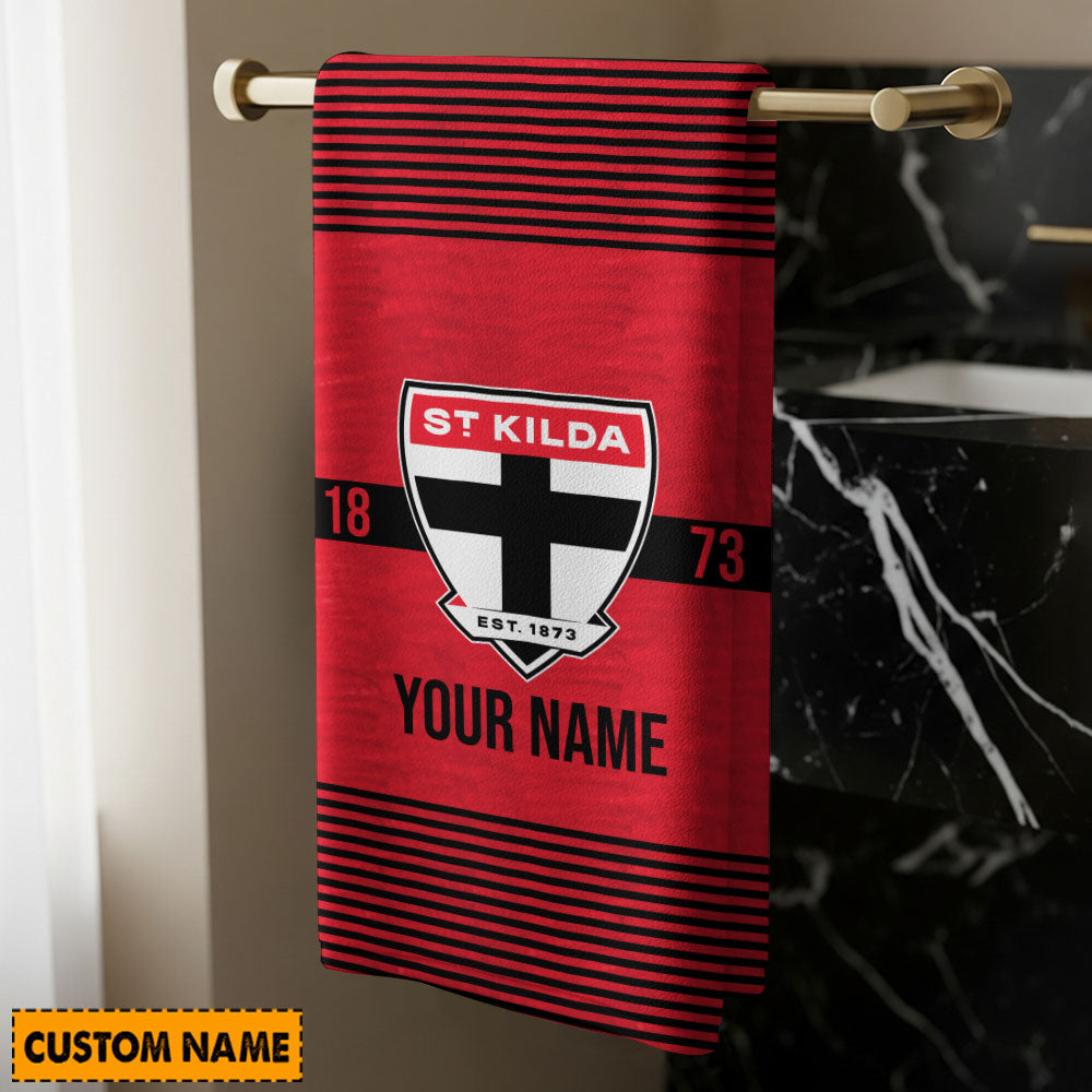 LIMITED EDITION - NEW 14 STKS PERSONALIZED BATH TOWEL GIFT FOR FANS
