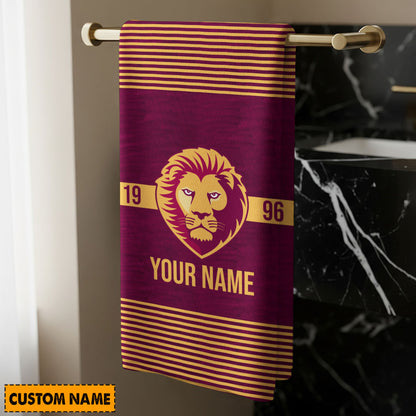 LIMITED EDITION - NEW 02 BBL PERSONALIZED BATH TOWEL GIFT FOR FANS