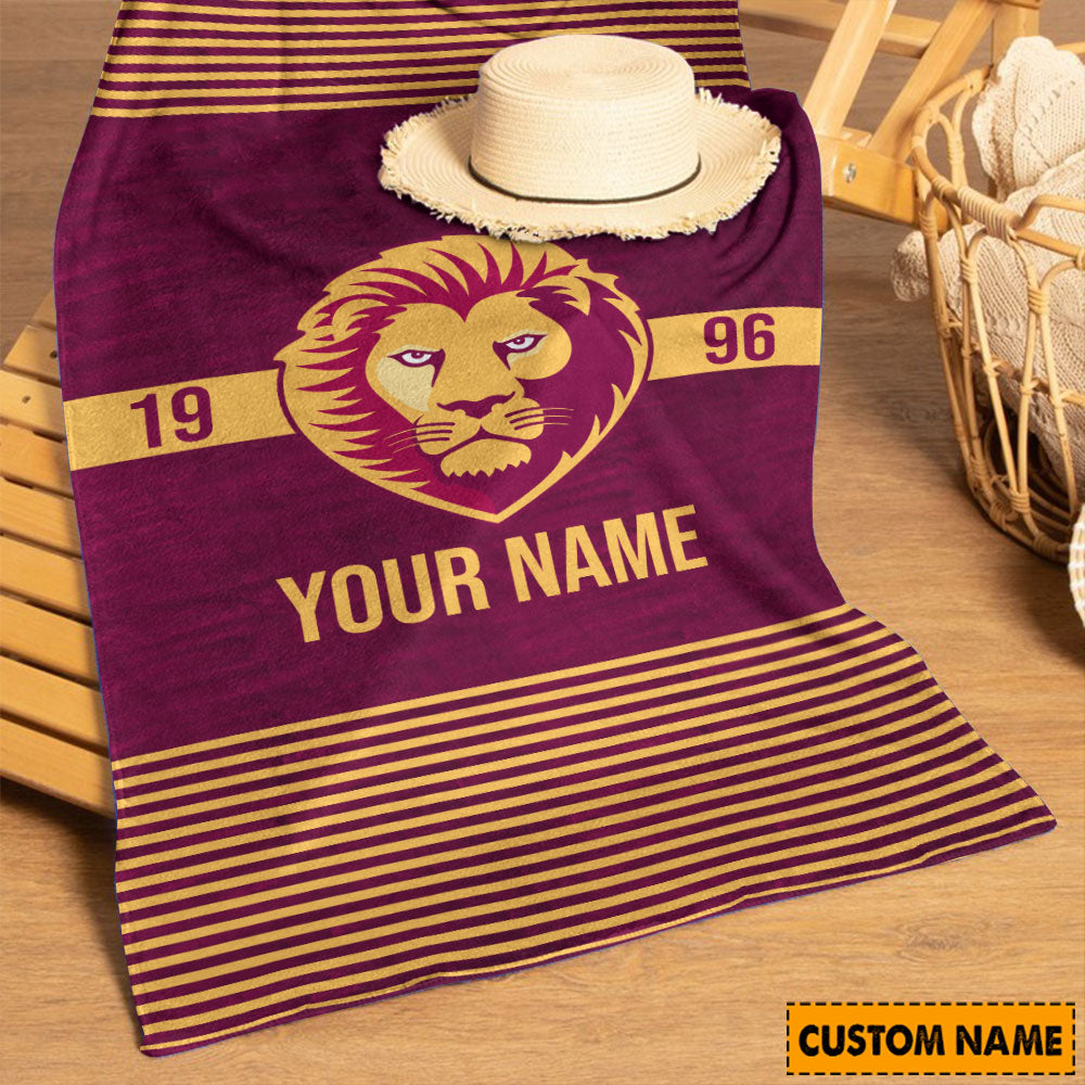LIMITED EDITION - NEW 02 BBL PERSONALIZED BATH TOWEL GIFT FOR FANS