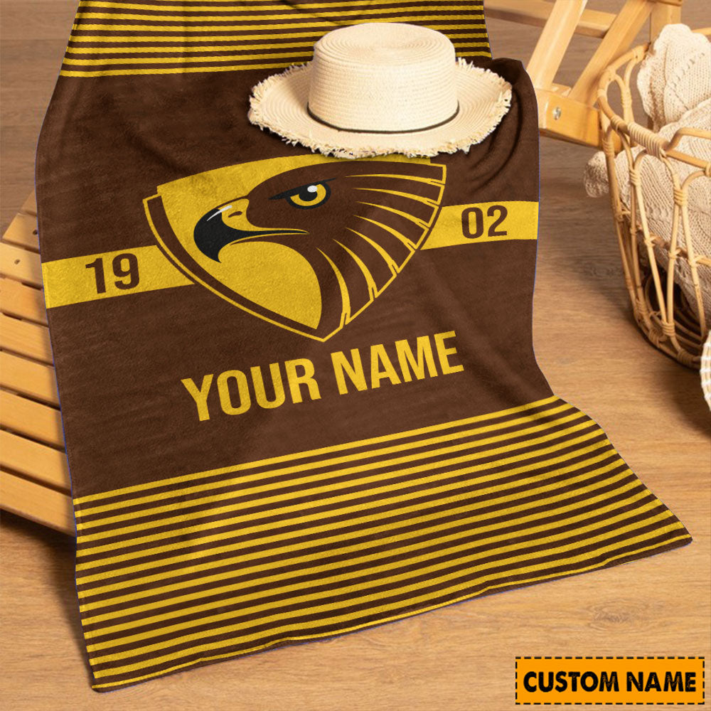 LIMITED EDITION - NEW 10 HTH PERSONALIZED BATH TOWEL GIFT FOR FANS