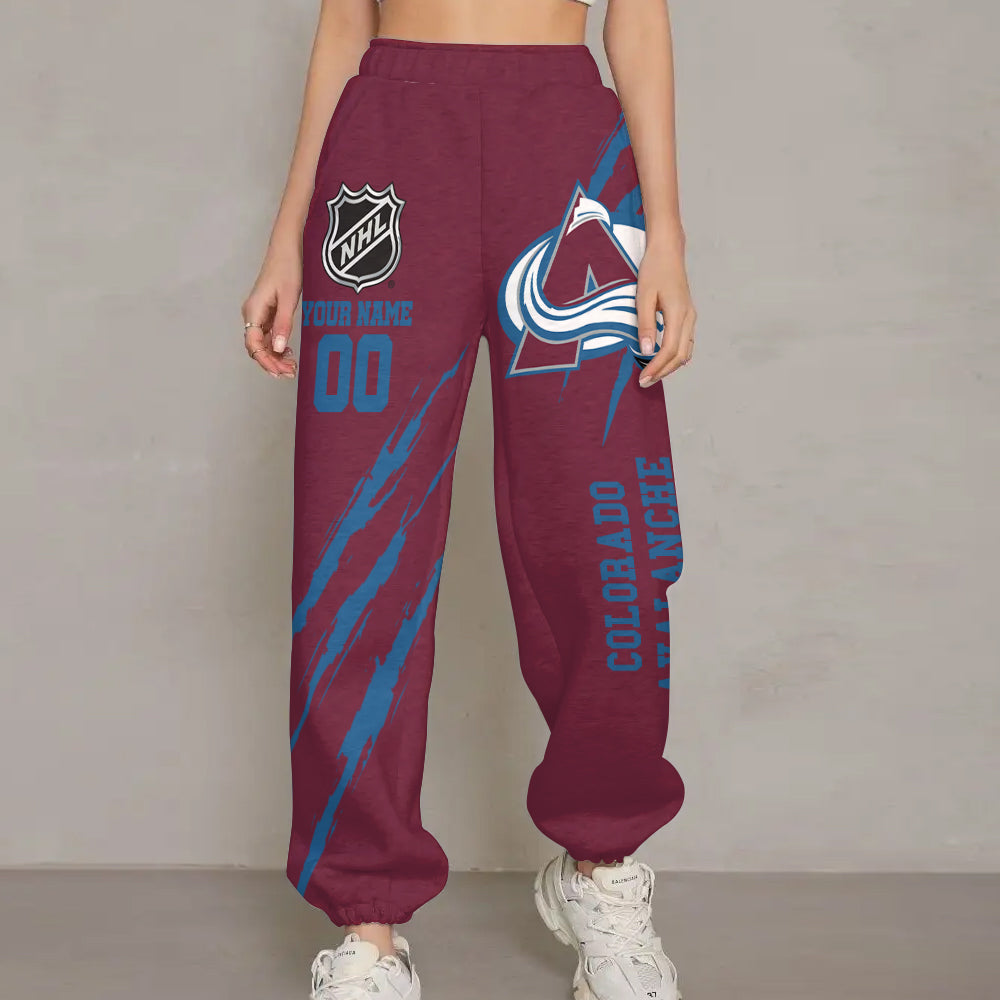 Unisex Adult NHL New Personalized Long Pants