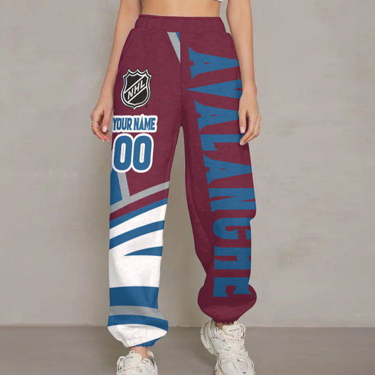 Unisex Adult NHL New Personalized Long Pants