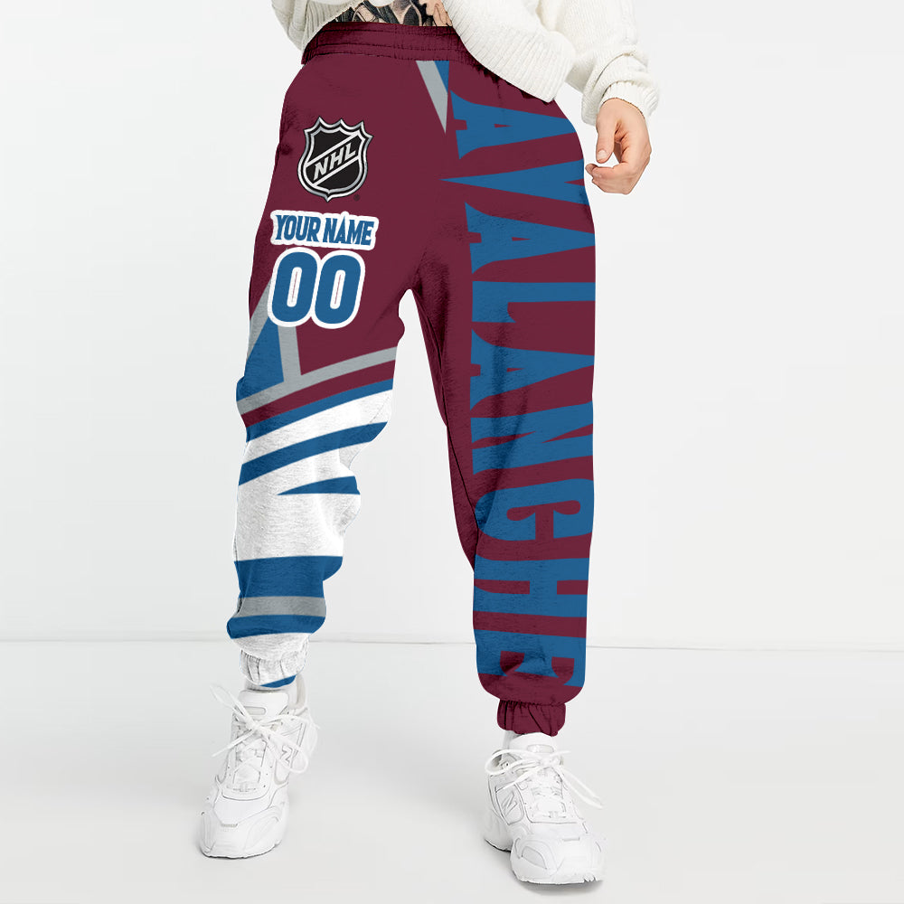 Unisex Adult NHL New Personalized Long Pants