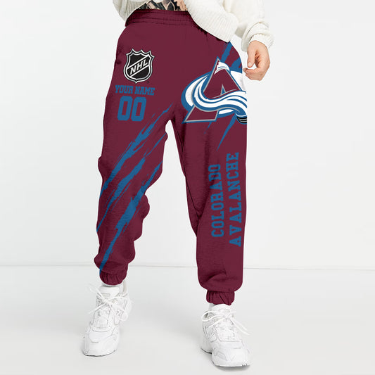 Unisex Adult NHL New Personalized Long Pants