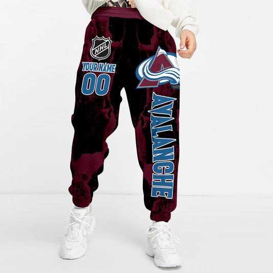 Unisex Adult NHL New Personalized Long Pants