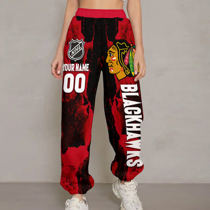 Unisex Adult NHL New Personalized Long Pants