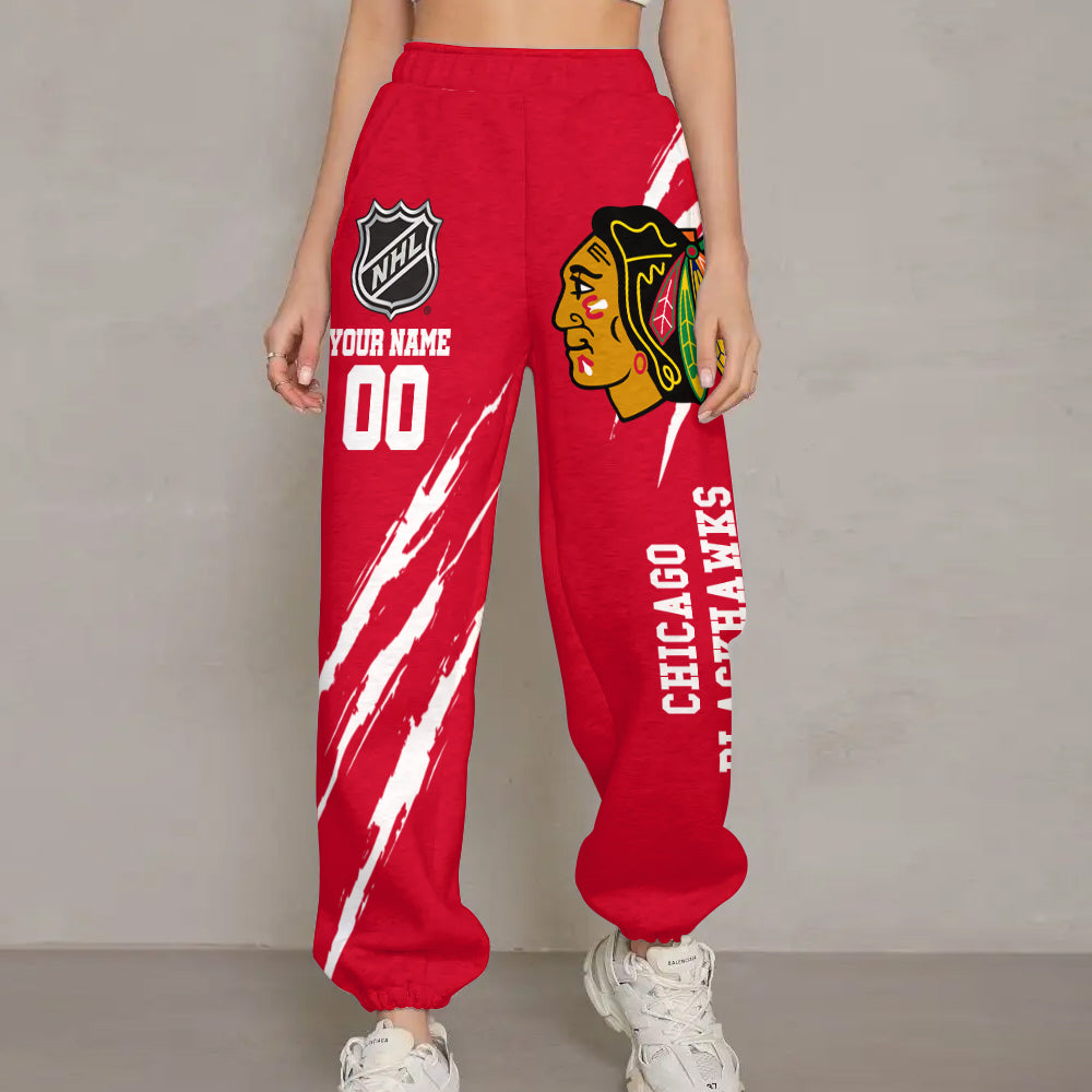Unisex Adult NHL New Personalized Long Pants