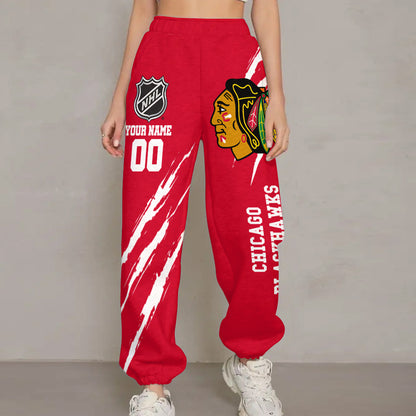 Unisex Adult NHL New Personalized Long Pants