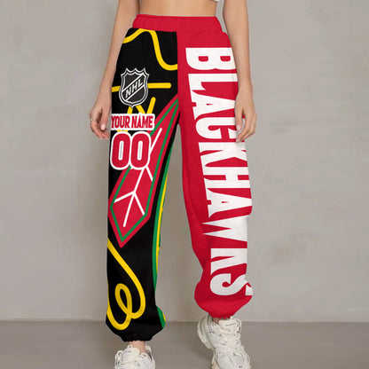 Unisex Adult NHL New Personalized Long Pants