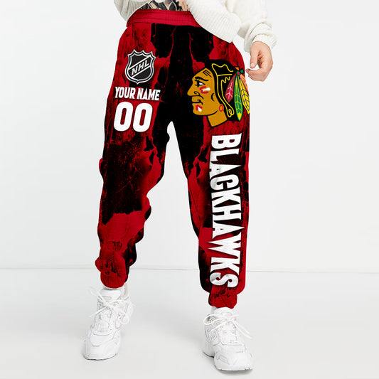 Unisex Adult NHL New Personalized Long Pants