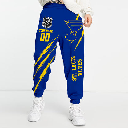 Unisex Adult NHL New Personalized Long Pants