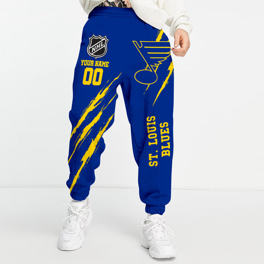 Unisex Adult NHL New Personalized Long Pants