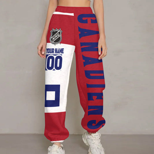 Unisex Adult NHL New Personalized Long Pants