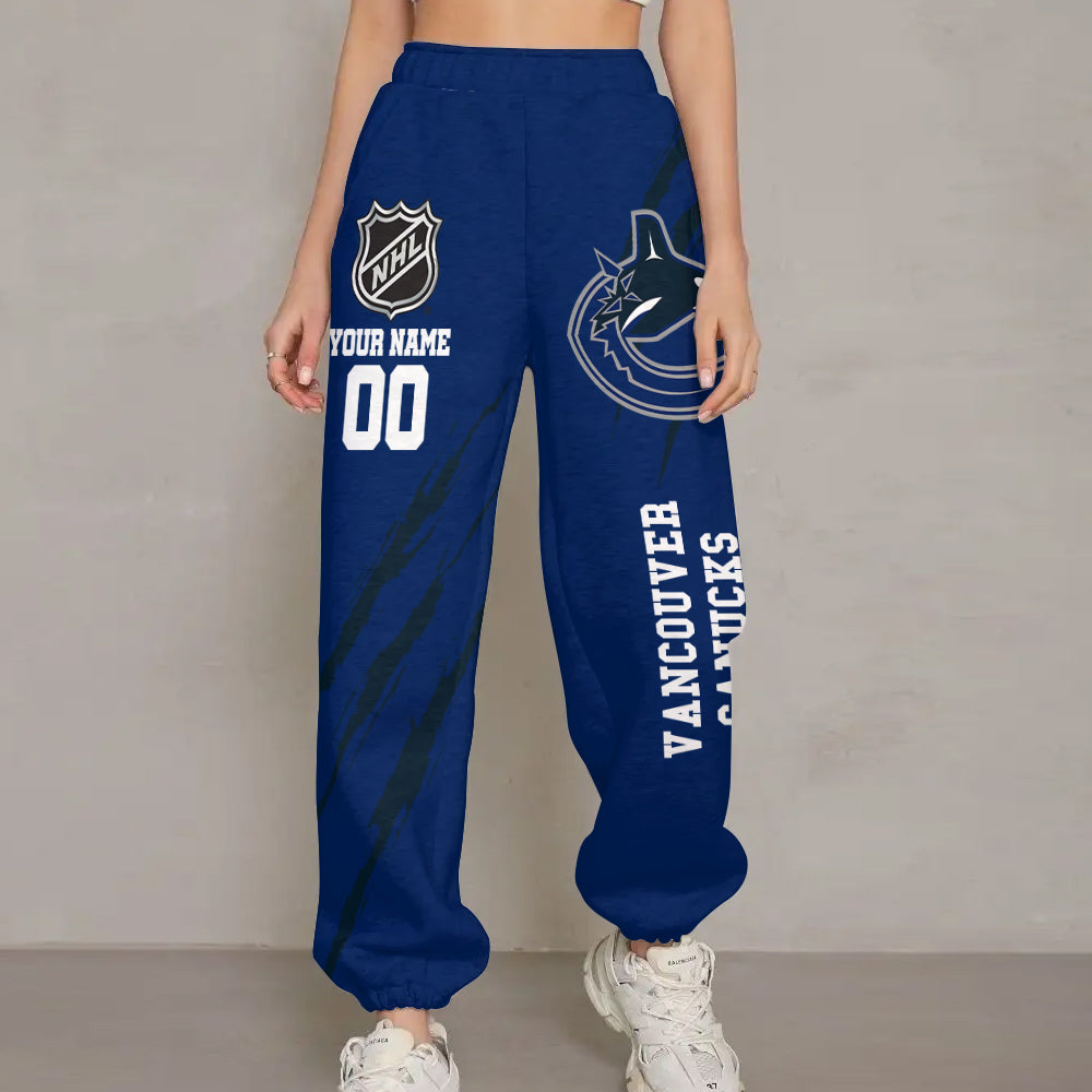 Unisex Adult NHL New Personalized Long Pants