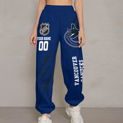 Unisex Adult NHL New Personalized Long Pants