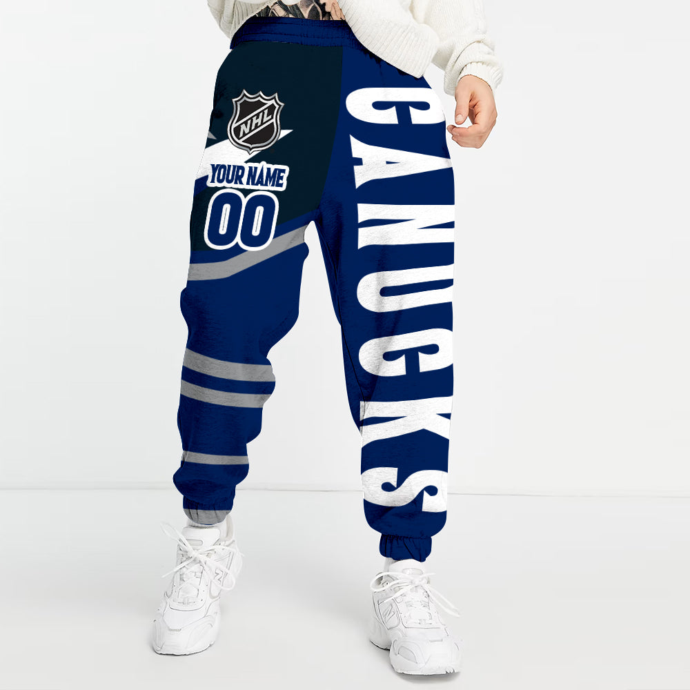 Unisex Adult NHL New Personalized Long Pants
