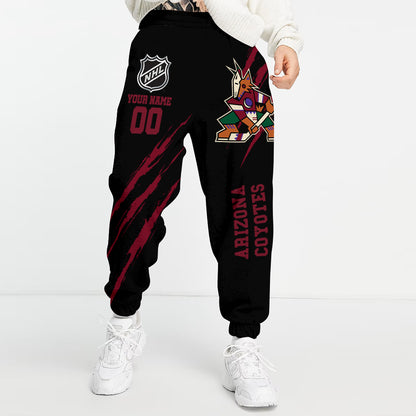 Unisex Adult NHL New Personalized Long Pants