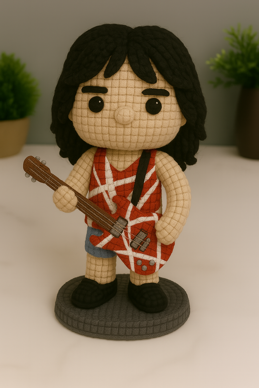 PREMIUM VAN HALEN HANDMADE CROCHET GIFT FOR FAN