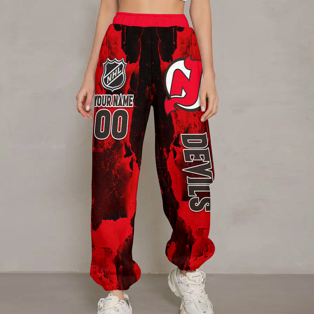 Unisex Adult NHL New Personalized Long Pants