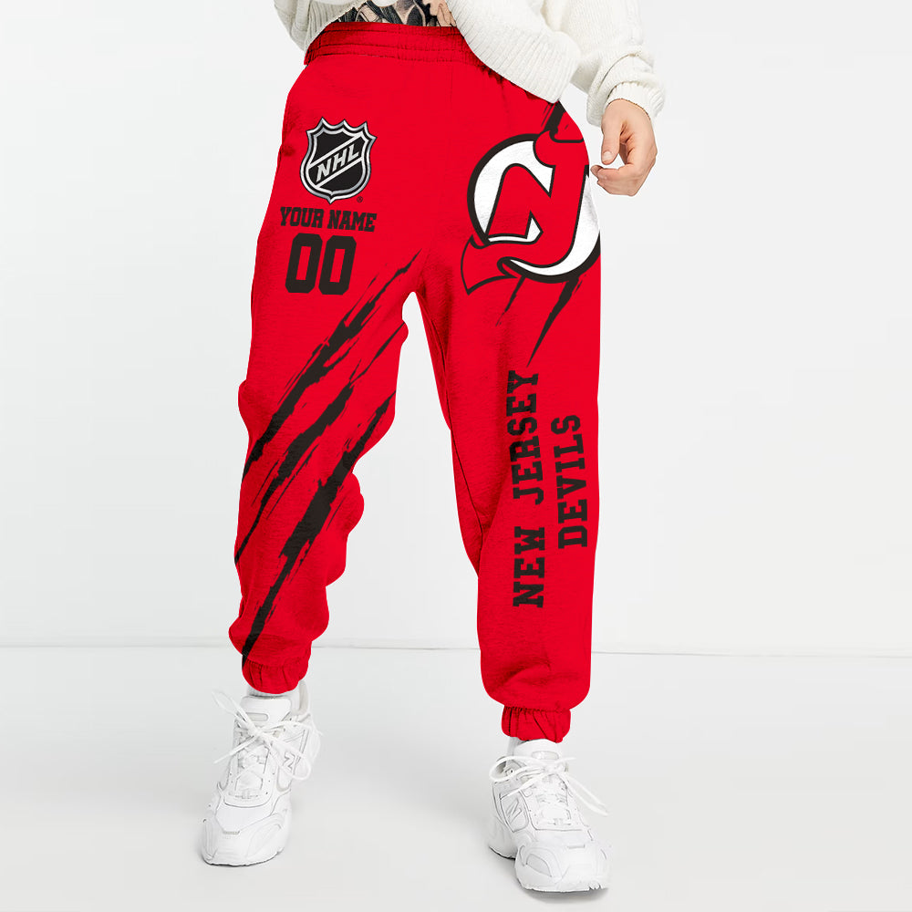 Unisex Adult NHL New Personalized Long Pants