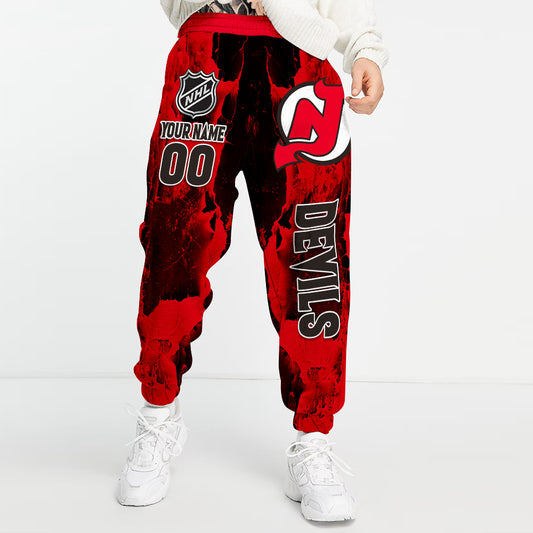 Unisex Adult NHL New Personalized Long Pants