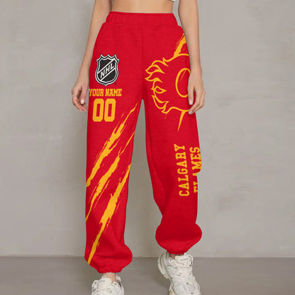 Unisex Adult NHL New Personalized Long Pants