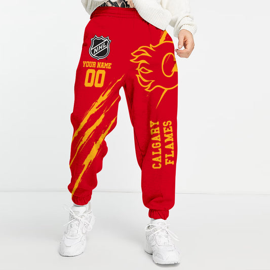 Unisex Adult NHL New Personalized Long Pants