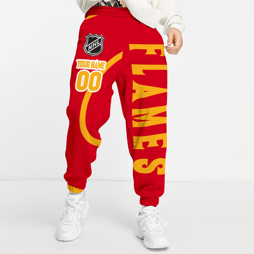 Unisex Adult NHL New Personalized Long Pants