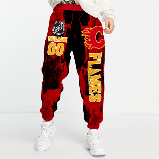 Unisex Adult NHL New Personalized Long Pants