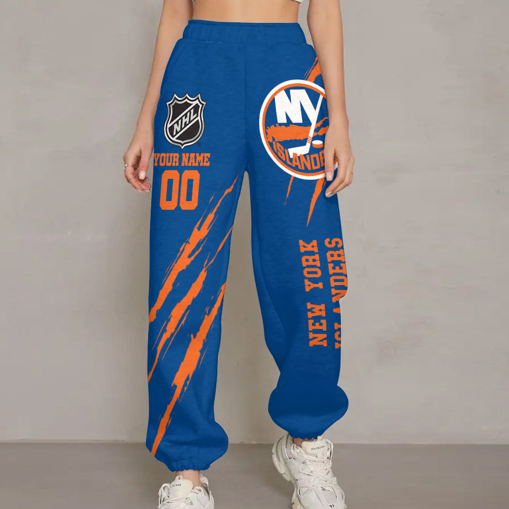Unisex Adult NHL New Personalized Long Pants