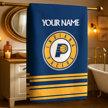 The Pacers NBA Personalized Beach & Bath Towel